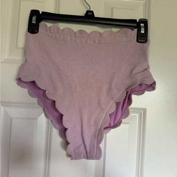 Dry Goods High Waisted Scalloped Bikini Bottoms - Picture 1 of 2